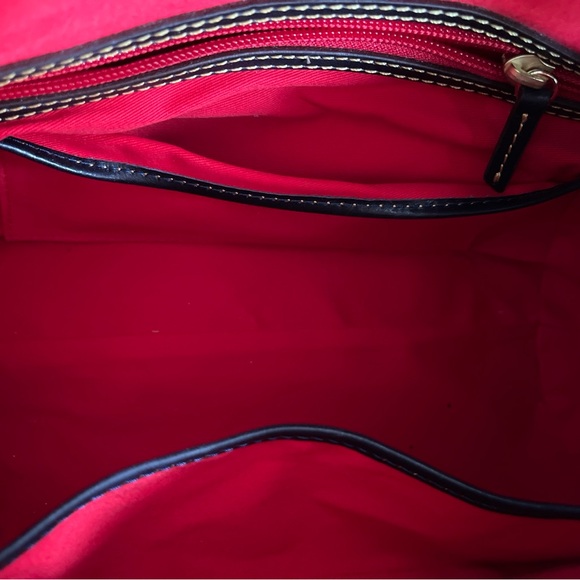 Dooney & Bourke, Florentine Satchel (Navy) REGULAR SIZE NOT MINI - Picture 9 of 14